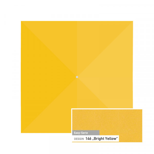 Alu-Twist Glatz Alu-Twist Easy Ersatzbespannung 240 cm x 240 cm - 146 Bright Yellow