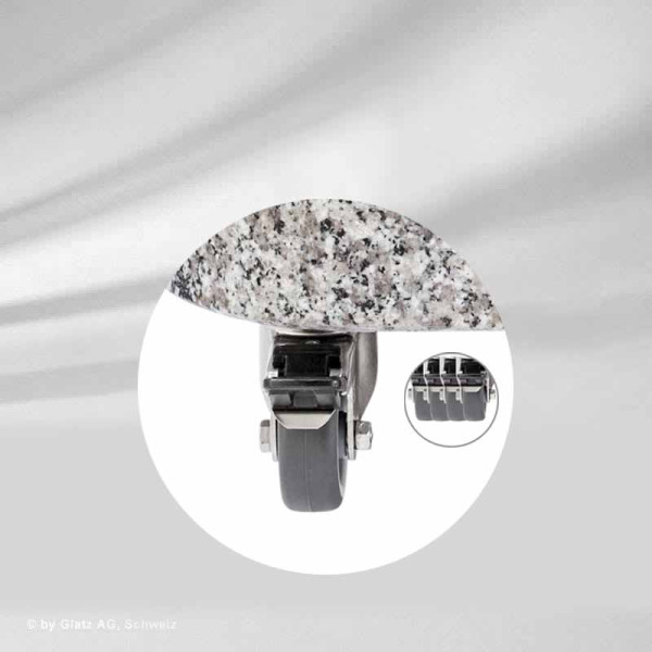 Rollen-Set für Glatz Granitsockel Z, M4 Rollen-Set für Glatz Granitsockel Z, M4
