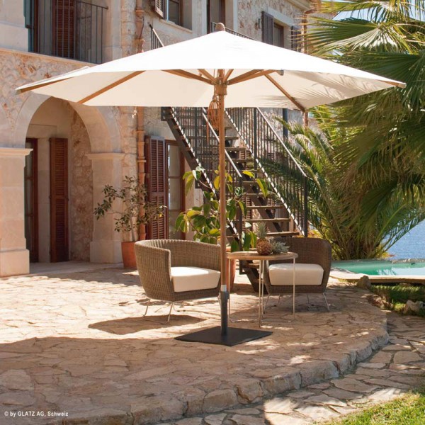 Teakwood Glatz Sonnenschirm I Teakwood