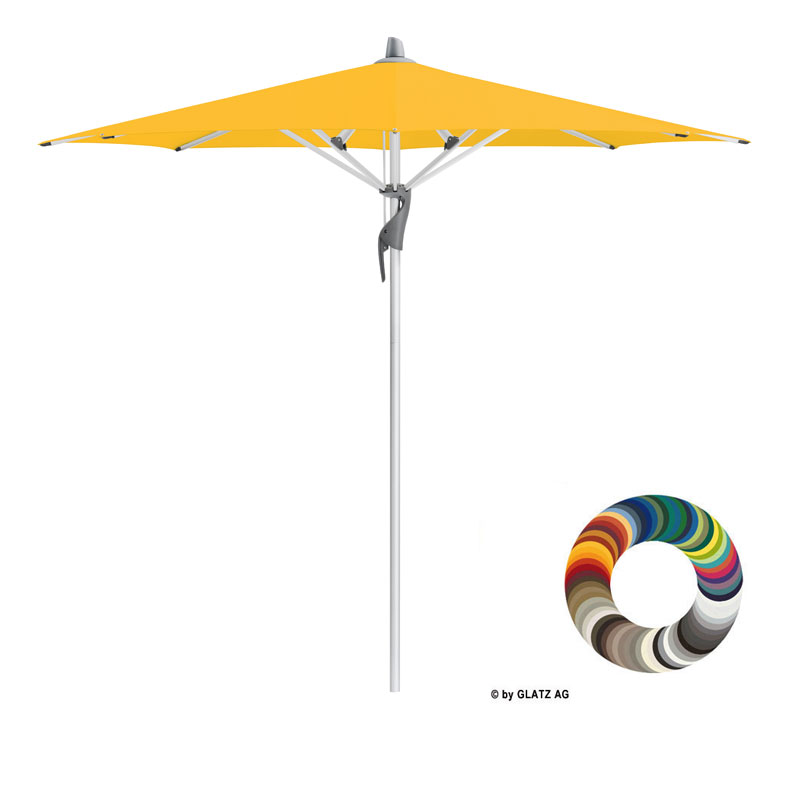 Gesslein - Sonnenschirm mit UV 50+ für Oval- und Rundrohrgestelle - Olive 