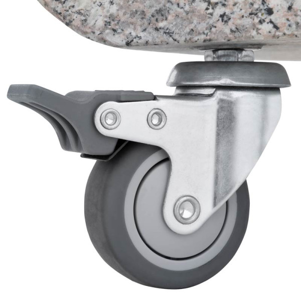 Granit Rollensockel 50 kg Knirps Granit Rollensockel 50 kg mit Edelstahlstandrohr