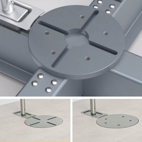 LiRo Maxi Plus 180 kg MF I Mobiler Schirmständer LiRo Maxi Plus 180 kg MF I Mobiler Schirmständer