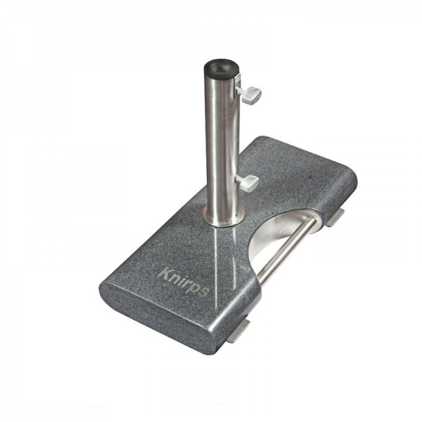 Balkon Granitsockel 25kg Knirps Balkon Granitsockel 25 kg mit Edelstahlstandrohr