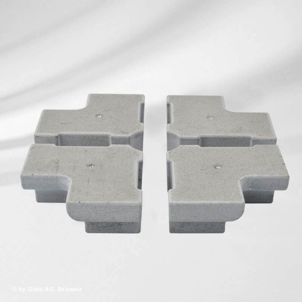 Rollensockel M4 180 kg Rollensockel M4, 180 kg mit Vita Decorplatte