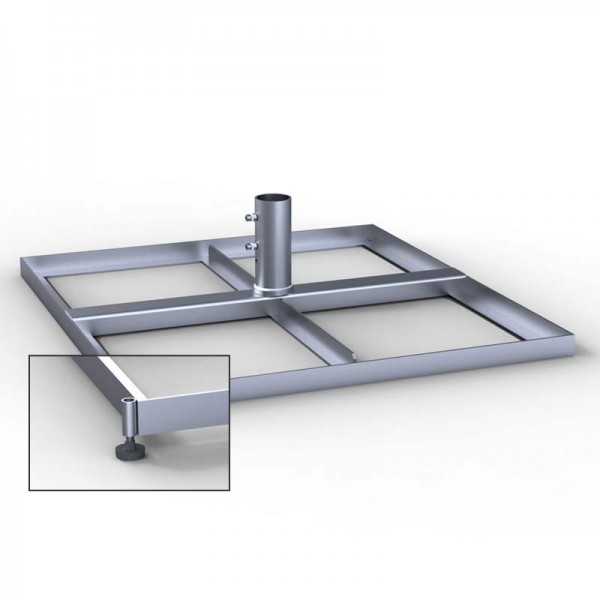 Standrahmen mit Schrägausgleich SZ412, ohne Platten Standrahmen mit Schrägausgleich SZ412, ohne Platten