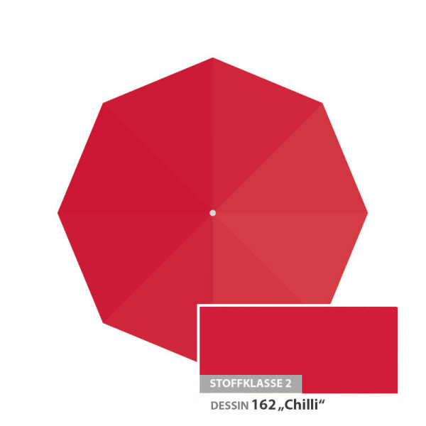 Alu-Smart Glatz Alu-Smart Ersatzbespannung Ø 300 cm - 162 Chilli