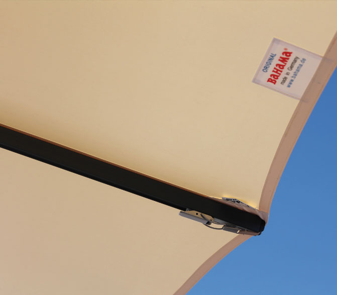 BESROY Tragbarer Sonnenschirm - Außenschirm mit Teleskopstange, winddichtem  Einsatz und Tragetasche - UV-Schutz,360 ° drehbar,für