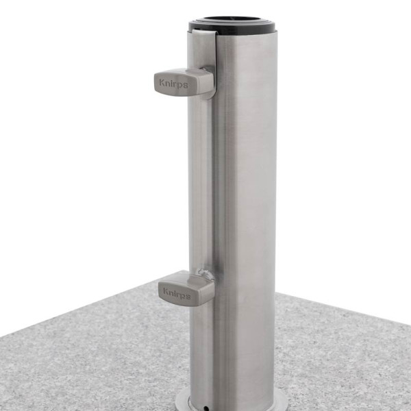 Granit Rollensockel 50 kg Knirps Granit Rollensockel 50 kg mit Edelstahlstandrohr