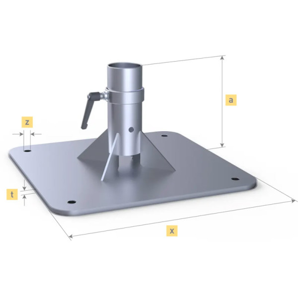 Ankerplatte zum Aufdübeln Ankerplatte zum Aufdübeln