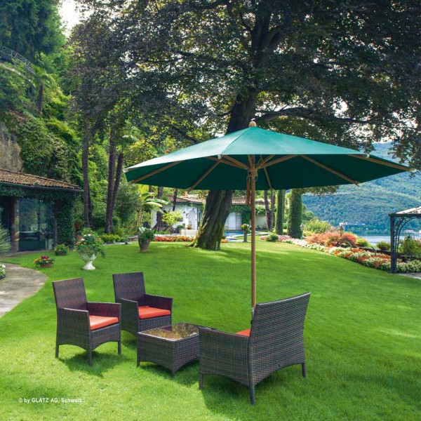 Teakwood Glatz Sonnenschirm I Teakwood