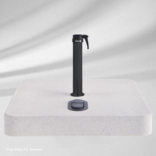Rollensockel Z 55 kg inkl. Standrohr anthrazit | Glatz Alu-Smart | Alu-Twist | Fortino Rollensockel Z 55 kg inkl. Standrohr anthrazit | Glatz Alu-Smart | Alu-Twist | Fortino