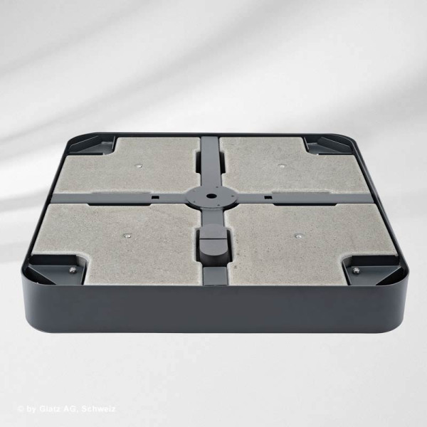 Rollensockel M4, 180 kg mit Decorplatte Rollensockel M4, 180 kg mit Decorplatte
