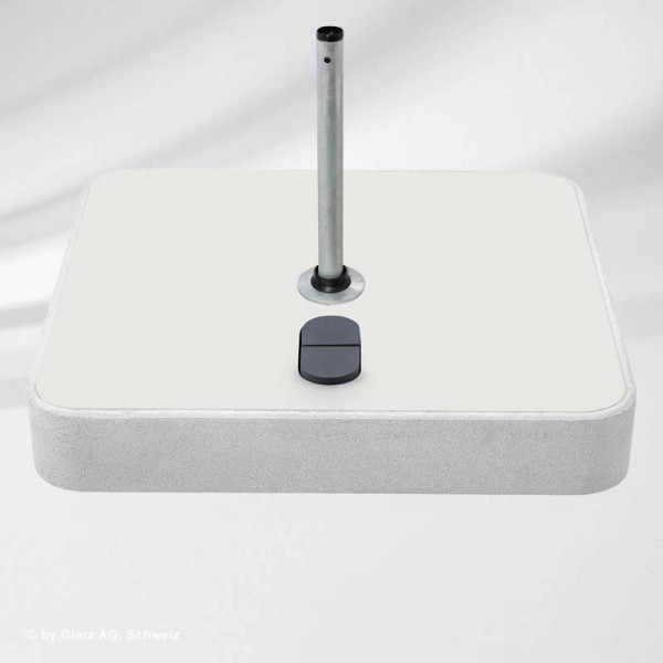 Rollensockel Z 55 kg mit Decor inkl. Standrohr | Glatz Twist Rollensockel Z 55 kg mit Decor inkl. Standrohr | Glatz Twist