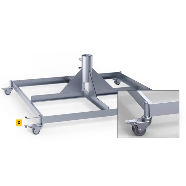 Standrahmen SZ205, fahrbar, ohne Platten Standrahmen SZ205, fahrbar, ohne Platten