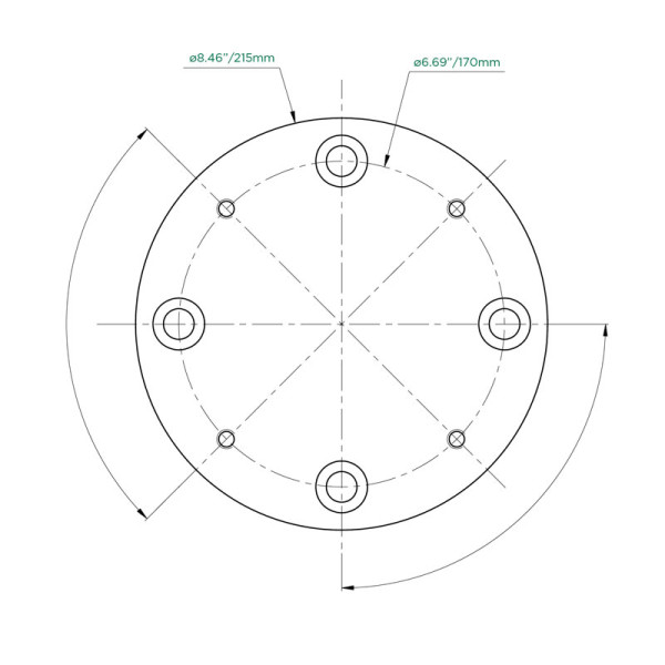 Shademaker Montageplatte Shademaker Montageplatte