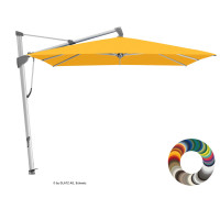 Glatz Ampelschirm I Sombrano S+ "Individual" Ø 350 cm - rund, Stofffarbe: Klasse 4 - Dessin 417 Ocean, Gestellfarbe: Anthrazit pulverbeschichtet