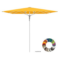 Glatz Sonnenschirm I Fortino Pro "Individual" Ø 250 cm - rund, Stofffarbe: Klasse 4 - Dessin 453 Vanilla