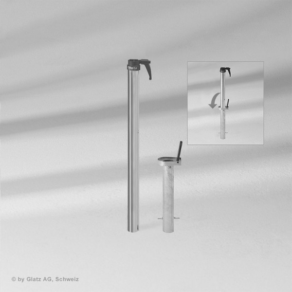 Bodenhülse PX inkl. Übergangsrohr PX | Glatz Fortero | Sunwing Casa Bodenhülse PX inkl. Übergangsrohr PX | Glatz Fortero | Sunwing Casa