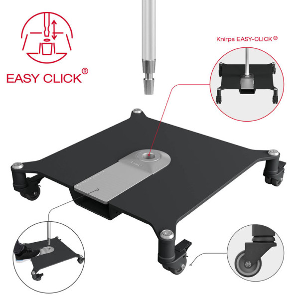 Knirps Easy-Click Stahlständer 50 kg Knirps Easy-Click Stahlständer 50 kg