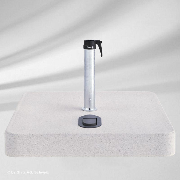 Rollensockel Z 55 kg inkl. Standrohr | Glatz Alu-Smart | Alu-Twist | Fortino Rollensockel Z 55 kg inkl. Standrohr | Glatz Alu-Smart | Alu-Twist | Fortino