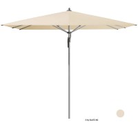 Glatz Sonnenschirm I Fortero "Easy" Ø 350 cm - rund, Stofffarbe: Klasse 2 - Dessin 158 Off White, Stofffarbe: Klasse 2 - Dessin 150 Eggshell