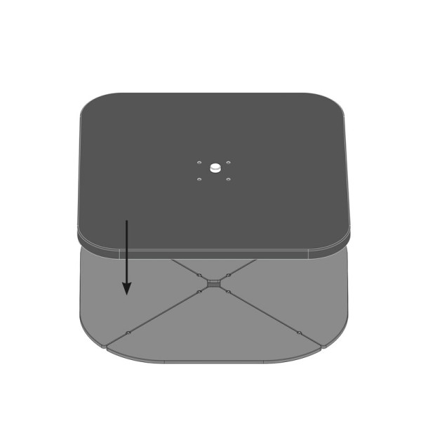 Shademaker Infinity Stahlständer m. Abdeckung 260 kg Shademaker Infinity Stahlständer m. Abdeckung 260 kg