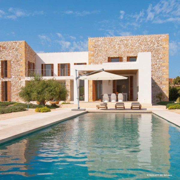 Sombrano S+ Easy Glatz Ampelschirm I Sombrano S+ Easy