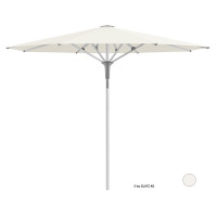 Glatz Sonnenschirm I Fortino Pro "Easy" Ø 250 cm - rund, Stofffarbe: Klasse 2 - Dessin 158 Off White