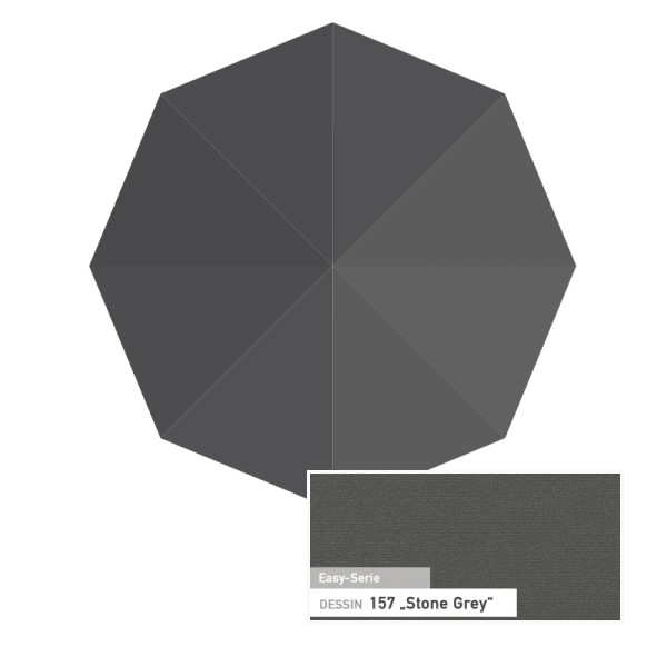 Alu-Smart Glatz Alu-Smart Ersatzbespannung Ø 300 cm - 157 Stonegrey