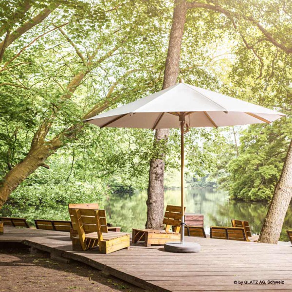 Teakwood Glatz Sonnenschirm I Teakwood