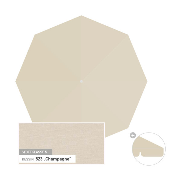 Castello Glatz Castello M4/K4 Ersatzbespannung Ø 350 cm - 523 Champagner
