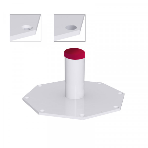 Bahama Jumbrella Montagefußplatte Bahama Jumbrella Montagefußplatte