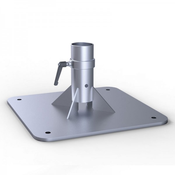 Ankerplatte zum Aufdübeln RZ124, abschließbar Ankerplatte zum Aufdübeln RZ124, abschließbar