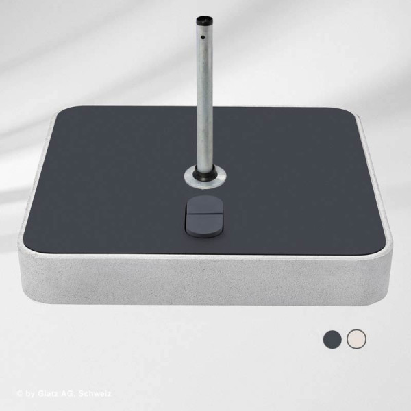 Rollensockel Z 55 kg mit Decor inkl. Standrohr | Glatz Smart Rollensockel Z 55 kg mit Decor inkl. Standrohr | Glatz Smart