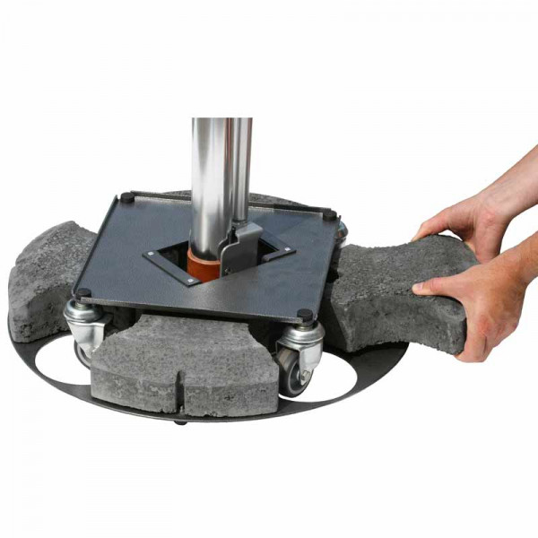 LiRo Mini Plus K 45 kg I Mobiler Schirmständer LiRo Mini Plus K 45 kg I Mobiler Schirmständer