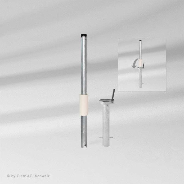 Bodenhülse BT inkl. Übergangsrohr | Glatz Smart Bodenhülse BT inkl. Übergangsrohr | Glatz Smart