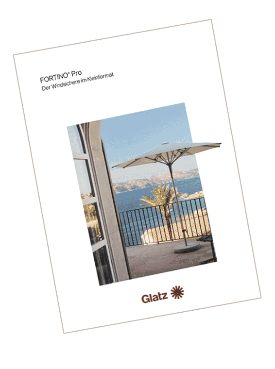 Sonnenschirm Fortino Pro Datenblatt